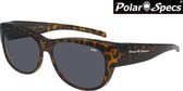 Polar Specs® Overzet Zonnebril PS5097 – Havana Brown – Polarized Black – Medium – Women
