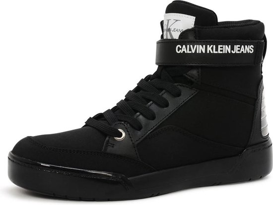 Calvin Klein Nelda Hoge Zwarte Sneaker - CK Damesschoen R0804 - Maat: 41 |  bol