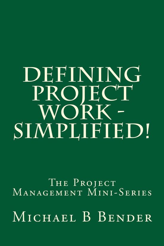 Defining Project Work - Simplified! - cover