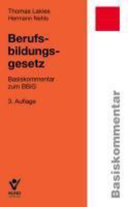 Berufsbildungsgesetz - cover