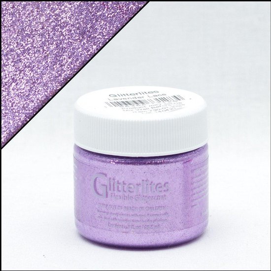 Angelus Glitterlites Lila 29,5 ml Glitter verf voor o.a. leer (Lavender Lace) | bol.com