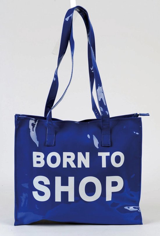 op tijd ontploffing Berekening Born to Shop Tas Blauw | bol.com
