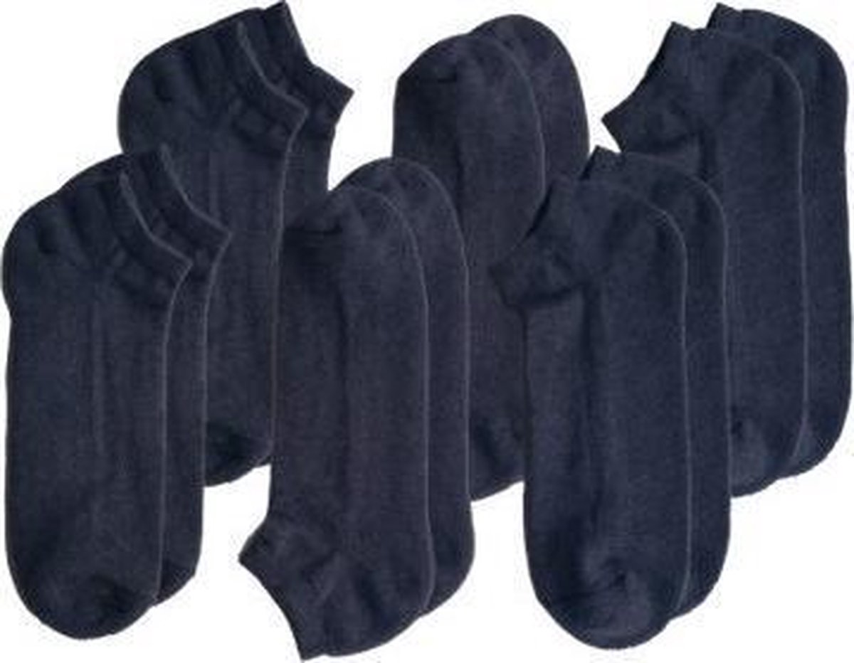 6 paar Bonanza Multipack Unisex Sneakersokken - 43-46