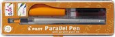 Pilot Parallel Kalligrafiepen 2.4mm + Faber-Castell Eraser