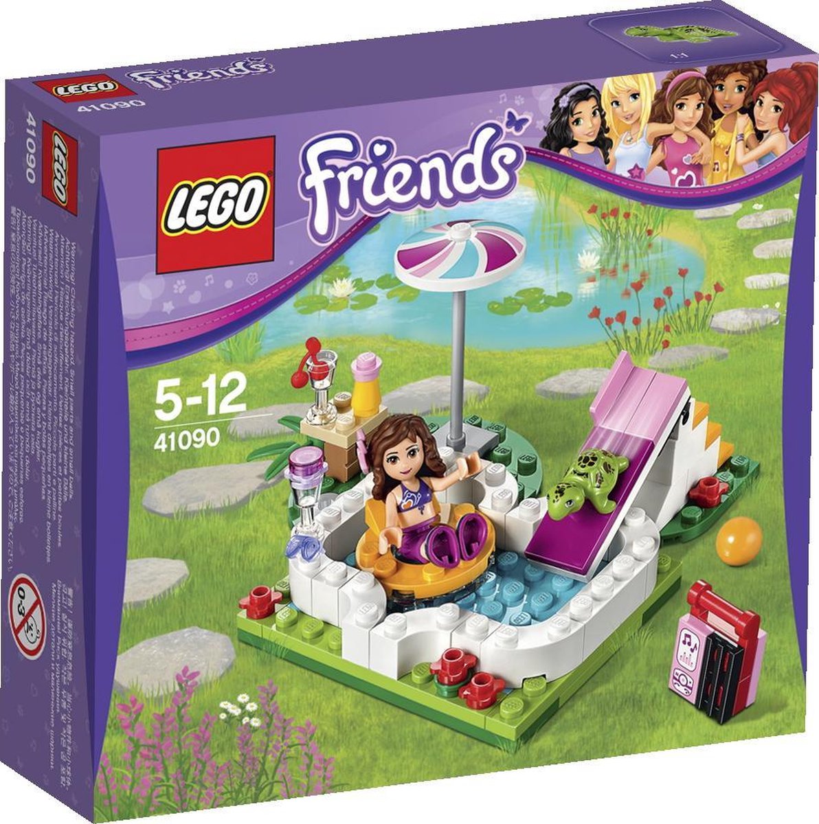 Post dwaas Ontvangende machine LEGO Friends Olivia's Zwembad - 41090 | bol.com
