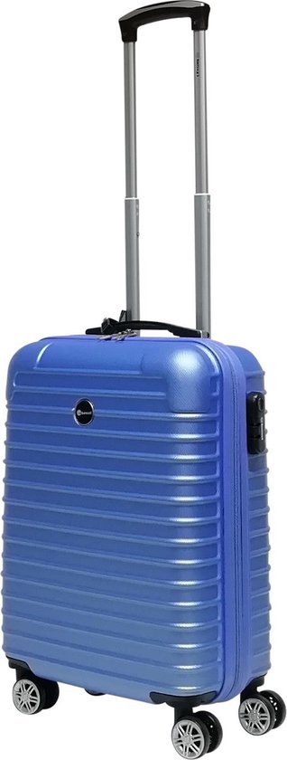 Banzai jeans binding Benzi Barra Handbagage koffer - 55 cm - Lichtblauw | bol.com