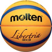 Molten BasketbalKinderen en volwassenen - geel/blauw/zwart
