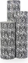 Cadeaupapier Zebra - Rol 70cm - 200m - 70gr | Winkelrol / Apparaatrol / Toonbankrol / Geschenkpapier / Kadopapier / Inpakpapier
