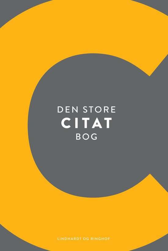 Den store citatbog - citater fra hele verden - cover