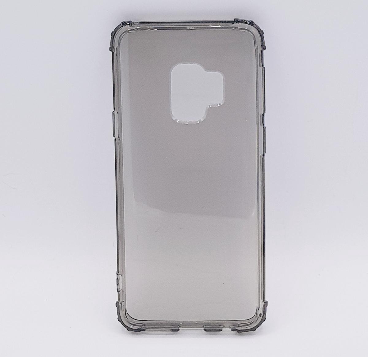 Geschikt voor Samsung S9 - premium - Transparant Hoesje - grijs