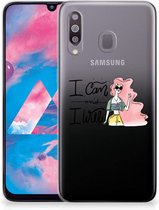 Geschikt voor Samsung Galaxy M30 Telefoonhoesje met Naam i Can