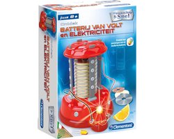 Batterij van volt en elekticiteit
