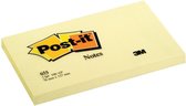 Post-it® memoblok geel - 76 x 127 mm - 100 vellen