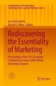 Developments in Marketing Science: Proceedings of the Academy of Marketing Science- Rediscovering the Essentiality of Marketing