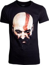 God of War - Kratos Face Men T-Shirt - Black - S