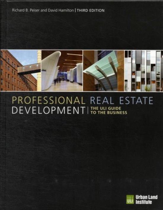 Professional Real Estate Development 9780874201635 Richard Peiser