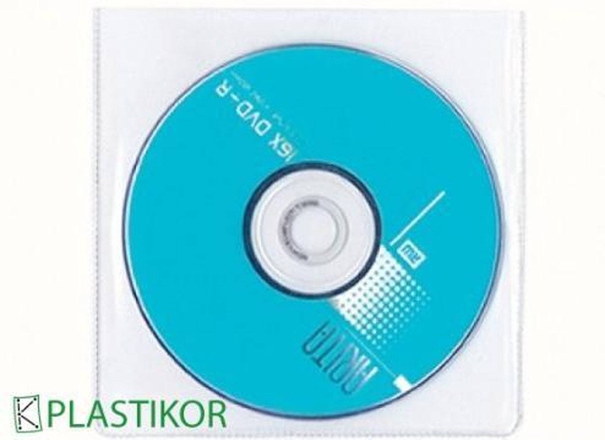 Plastikor CD-etuis - Transparant - 25 Stuks