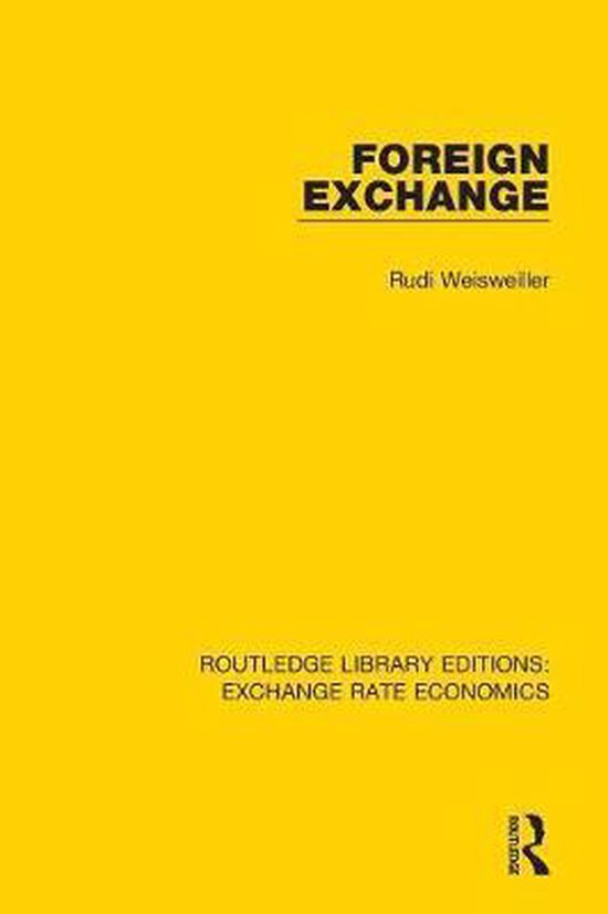 Foreign Exchange 9781138743625 Rudi Weisweiller Boeken