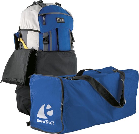 Eurotrail Flightbag voor backpack - 55-80 liter - Kobalt