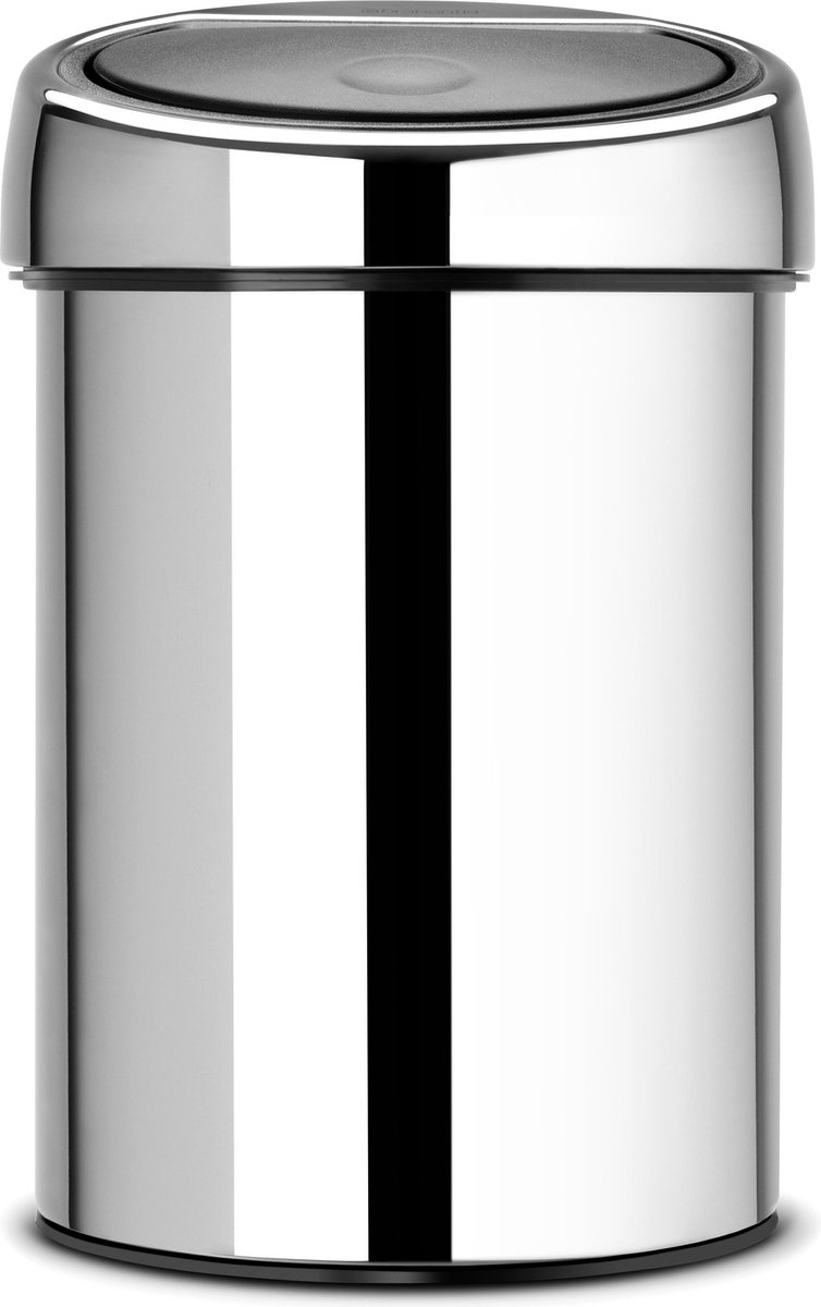 Goedkoopste Brabantia Touch Bin Prullenbak - 3 liter - Brilliant Steel