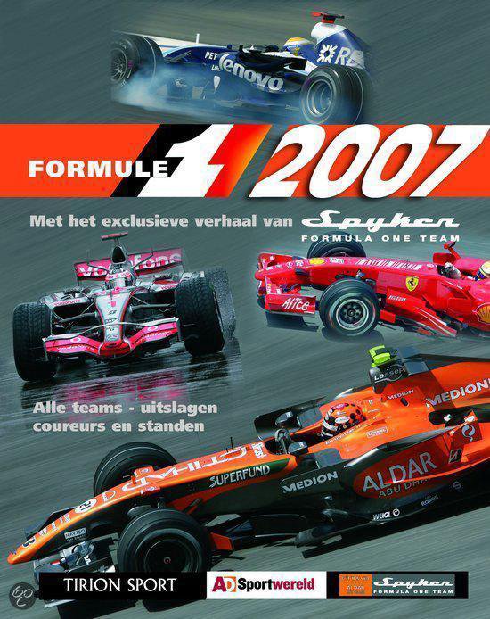 Cover van het boek 'Formule1 2007'