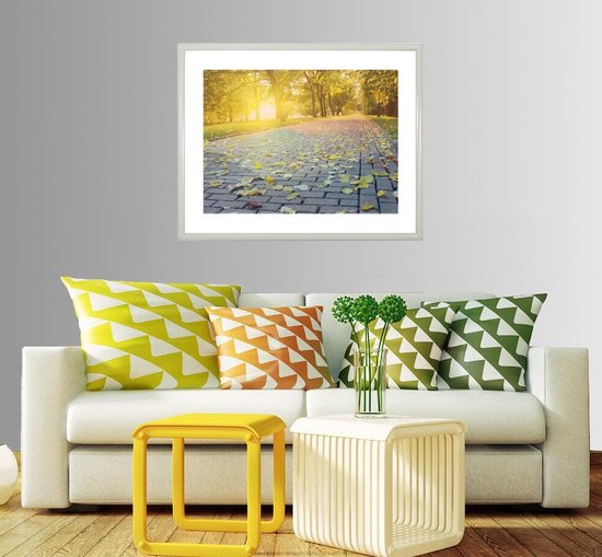 Homedecoration Biggy - Cadre photo - Format photo - 30 x 97 cm - Plastique - blanc