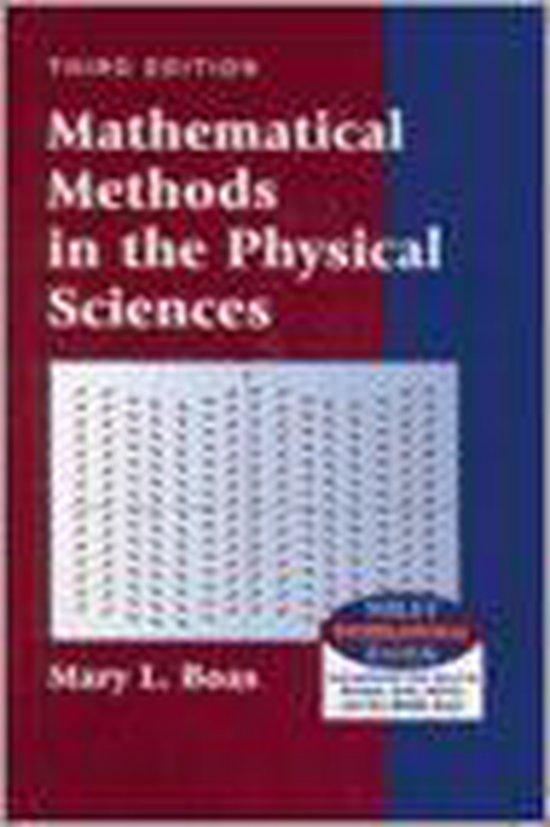 Mathematical Methods In The Physical Sciences - cover
