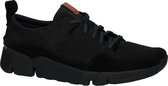 Clarks - Triactive Run - Sneaker laag gekleed - Heren - Maat 45 - Zwart;Zwarte - Black Nubuck