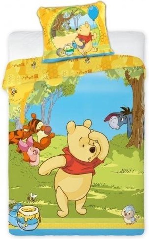 Disney Dekbedovertrek Winnie The Pooh 140x200/65x65 Cm | bol.com
