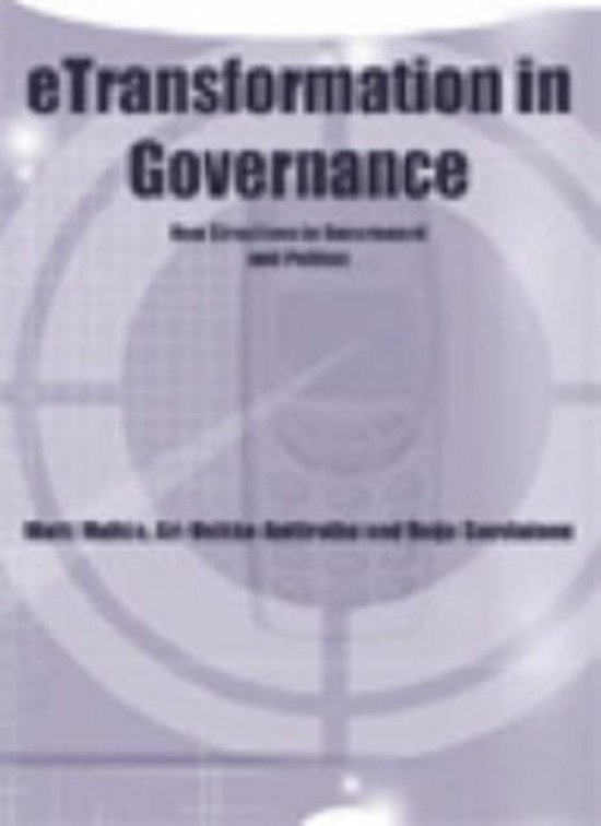 Etransformation in Governance - cover