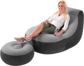 Intex Ultra Lounge stoel met poef (met reparatiesetje)