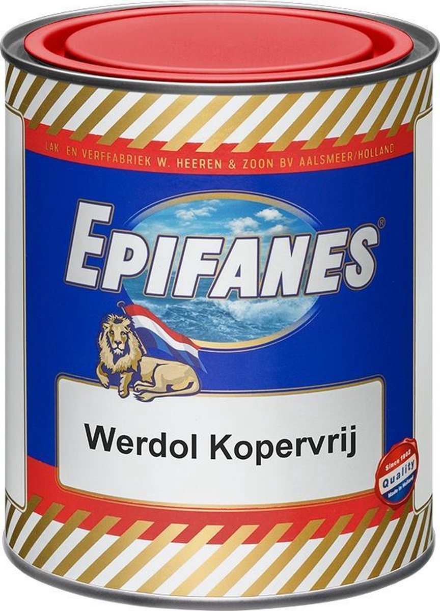 Epifanes Werdol kopervrij Rood 750 ml