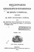Diccionario geografico-estadistico de Espana y Portugal - Tomo VII
