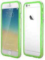 Apple iPhone 6 6G 4.7 Inch Bumper case Groen Green + Transparant