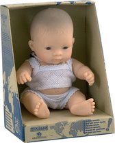 Miniland Baby Doll Asian Boy - 21 cm