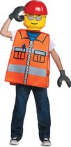 DISGUISE - Lego bouwvakker outfit voor kinderen - Kinderkostuums - 7-8 jaar