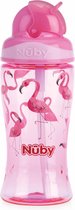Nûby - Tritan Flip-It™ beker - 360ml - Flamingo - Roze - 18m+