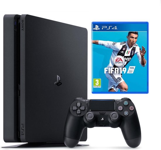 SONY PlayStation 4 Slim + FIFA 21+ PS Plus 500 Go WiFi Noir