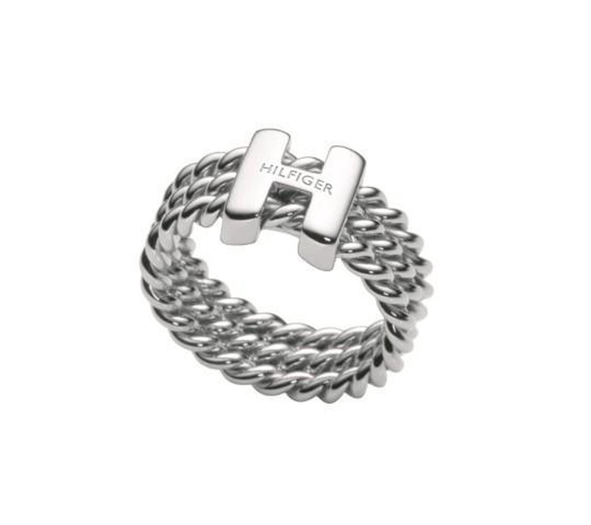 Tommy Hilfiger Ring Rope H Zilver TJ2700480 (Maat 56) | bol.com