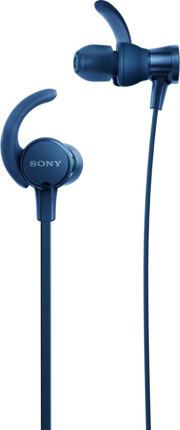 Sony MDR-XB510AS – eXtra Bas In-ear sport oordopjes – Blauw