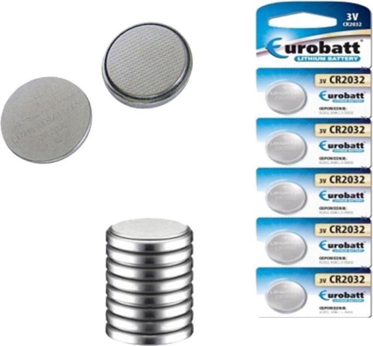 CR2032 Lithium Batterij 3V – 1 Stuk – Langdurige Energie voor Apparaten
