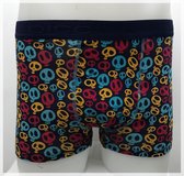 DICE Underwear Heren Boxer all over print Skulls, maat S