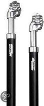 Mounty Suspension Post Zadelpen, black/silver Uitvoering Ø27mm
