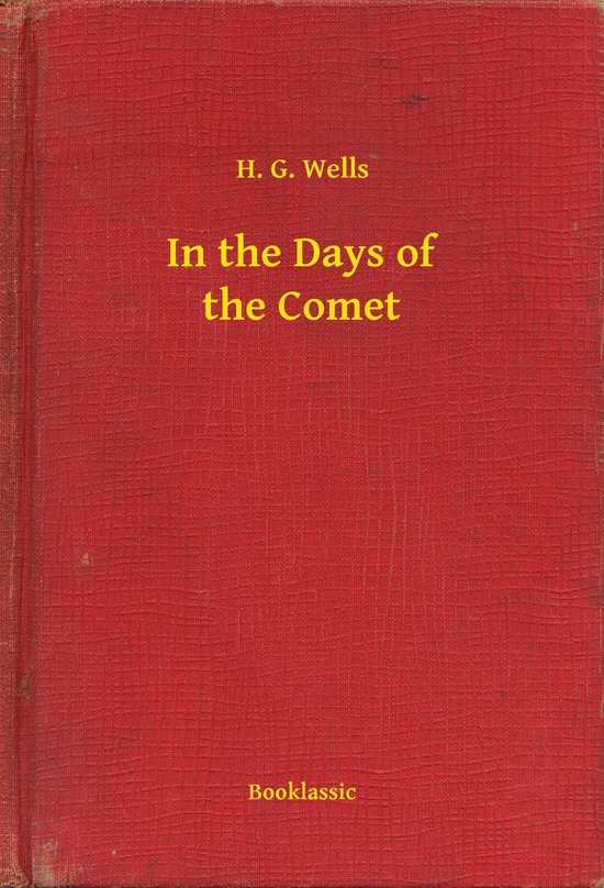 In the Days of the Comet - cover