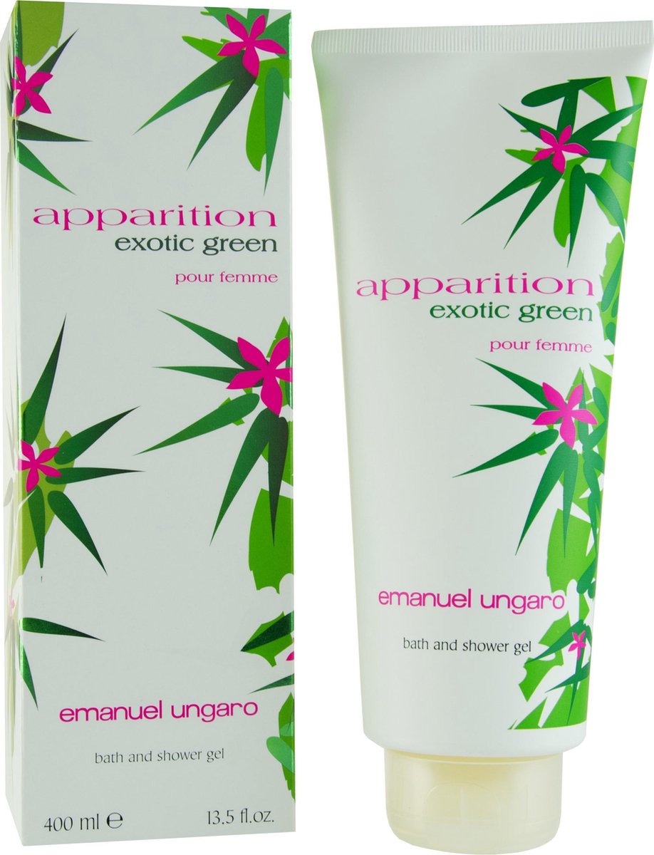 Ungaro Apparition Exotic Green for Women - 400 ml - Douchegel