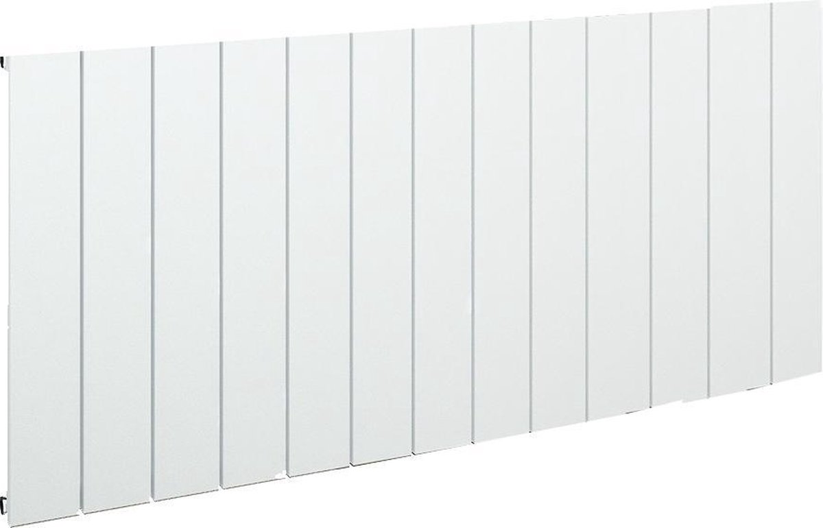 Design radiator horizontaal aluminium mat wit 60x123cm 1443 watt - Rosano