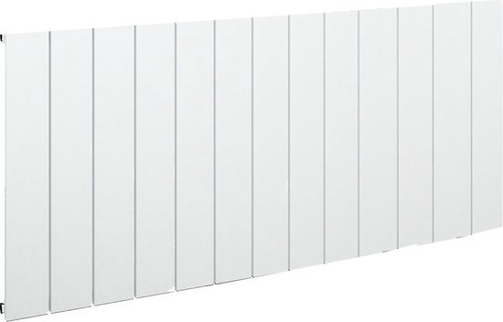 Design radiator horizontaal aluminium mat wit 60x123cm 1443 watt ...
