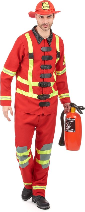 roterend Voorverkoop verdiepen LUCIDA - Brandweerman kostuum voor mannen | bol.com