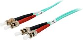 Equip 25224607 Câble fibre optique 10 m OM3 ST Turquoise
