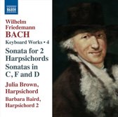 Julia Brown & Barbara Braid - W.F.Bach: Keyboard Works Volume 4 (CD)